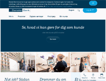 Tablet Screenshot of danskebank.dk